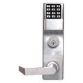 Alarm Lock T2 Series Exit Trim, Straight Handle, 1-3/4-in x 1/8-in Door Thickness, Generic Rim Cylinder and Ada ETDL27S1G/26DD93